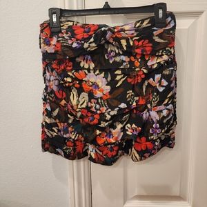 Zara Floral Miniskirt